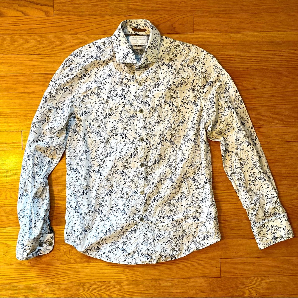Denim & Flower Floral Long Sleeve Shirt